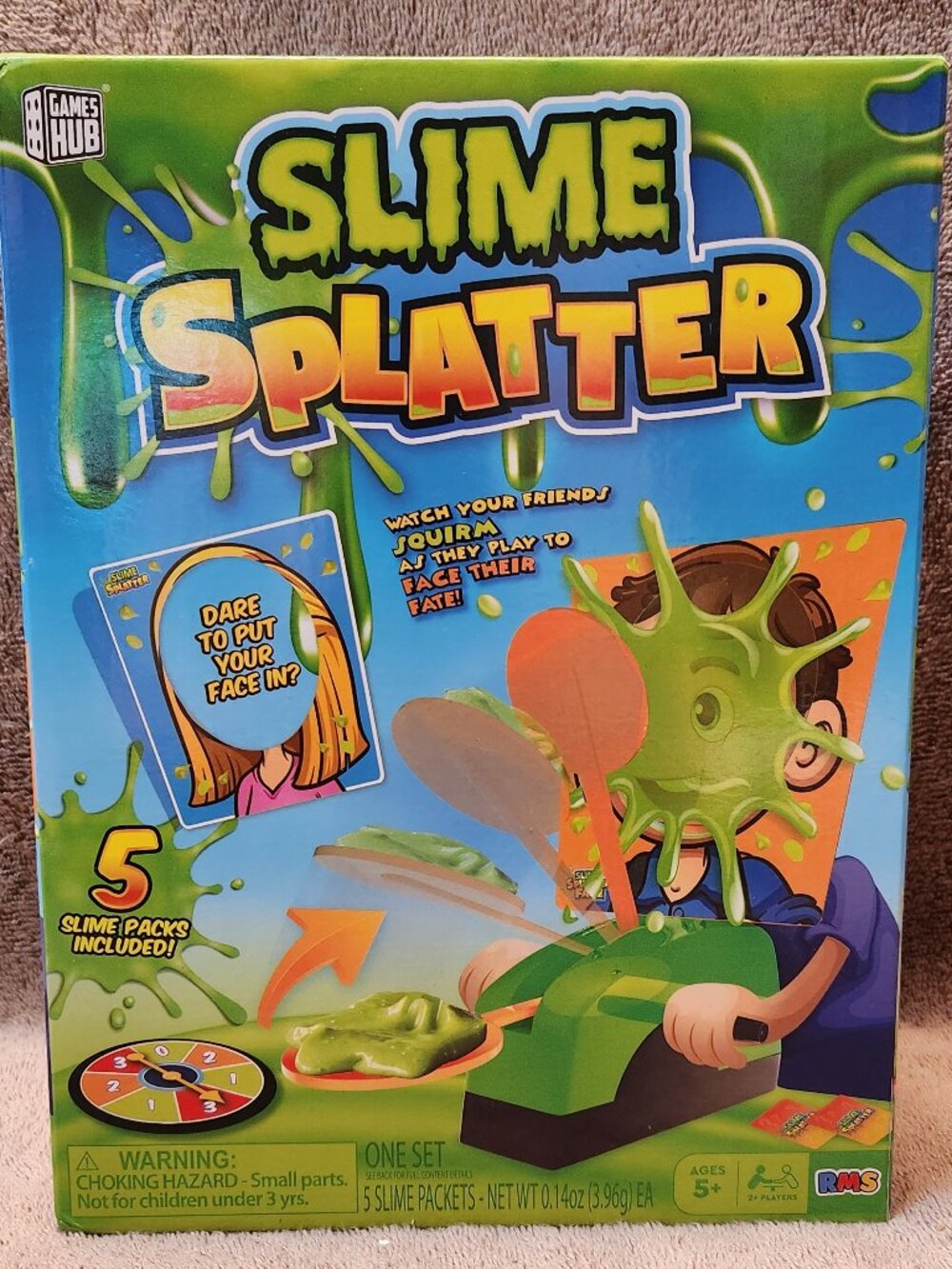 SLIME SPLATTER Family Game - NEW NIB